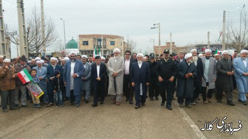 گزارش تصویری/ راهپیمایی 22 بهمن در بخش پیشکمر