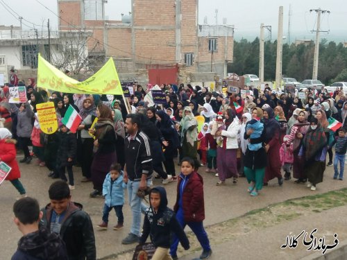 گزارش تصویری/ راهپیمایی 22 بهمن در بخش پیشکمر