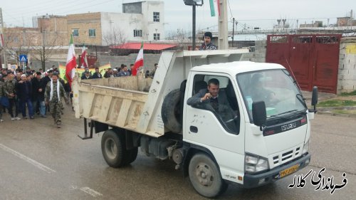 گزارش تصویری/ راهپیمایی 22 بهمن در بخش پیشکمر