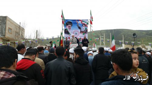 گزارش تصویری/ راهپیمایی 22 بهمن در بخش پیشکمر