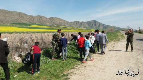 طرح نهضت همگانی پاکسازی محیط روستا در بخش پیشکمر اجرا می شود