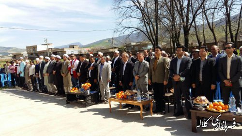 مردم دهستان آقسو در روستای صالح آباد  شادمانه جشن آب برگزار کردند