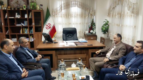 نشست مدیرعامل شرکت توزیع برق استان با فرماندار شهرستان کلاله