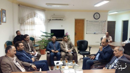 نشست مدیرعامل شرکت توزیع برق استان با فرماندار شهرستان کلاله
