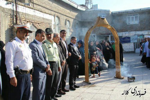 جمعی از بسیجیان کلاله عازم مناطق عملیاتی غرب کشور شدند