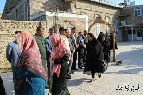 جمعی از بسیجیان کلاله عازم مناطق عملیاتی غرب کشور شدند