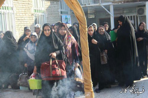 جمعی از بسیجیان کلاله عازم مناطق عملیاتی غرب کشور شدند