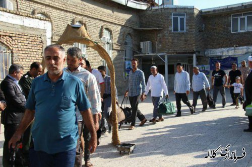 جمعی از بسیجیان کلاله عازم مناطق عملیاتی غرب کشور شدند