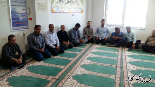 کارمندان نمونه اداره راهداری و حمل و نقل جاده‌ای کلاله تکریم شدند