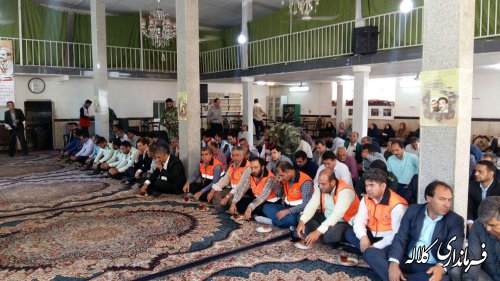 مراسم یادواره شهیدان رجایی و باهنر در کلاله برگزار شد