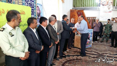 مراسم یادواره شهیدان رجایی و باهنر در کلاله برگزار شد