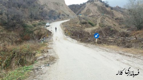 بازید میدانی فرماندار کلاله از پل روستای سوار وسط