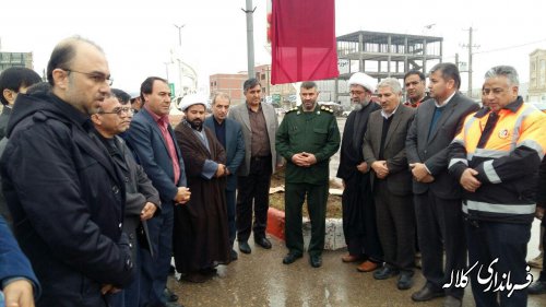 بلواری در شهر کلاله به نام شهید حاج قاسم سلیمانی مزین شد