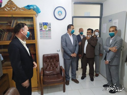 بازدید فرماندار کلاله از بخشداری مرکزی و پیشکمر