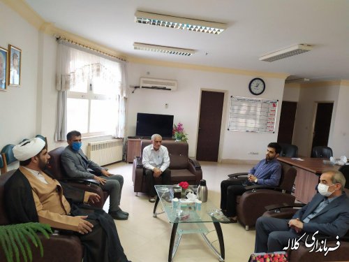 دیدار رییس تبلیغات اسلامی کلاله با فرماندار شهرستان