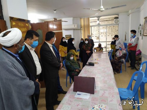 دیدار سرپرست فرمانداری کلاله با جمعی از سالمندان 