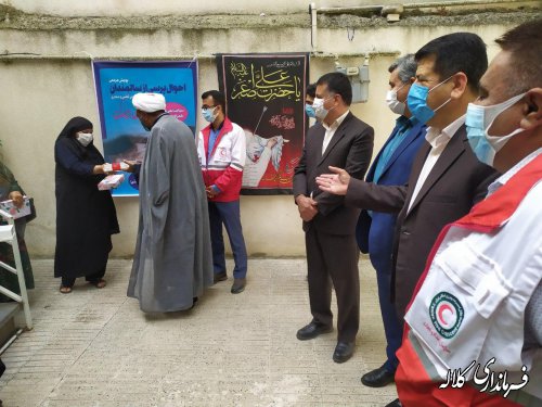 دیدار سرپرست فرمانداری کلاله با جمعی از سالمندان 