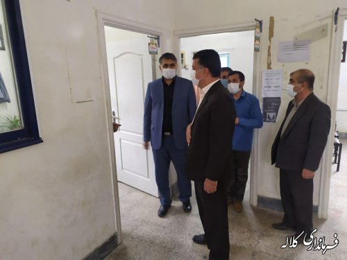 بازدید سرزده سرپرست فرمانداری کلاله از برخی ادارات شهرستان
