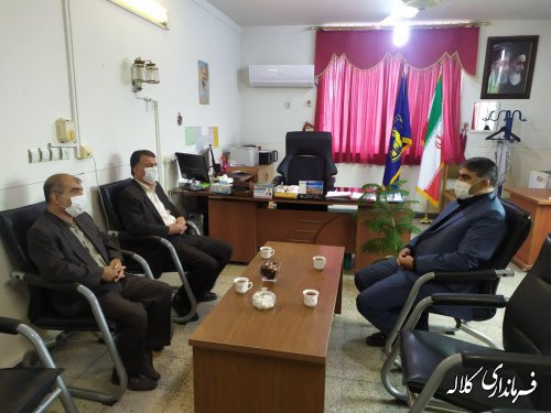 بازدید سرزده سرپرست فرمانداری کلاله از برخی ادارات شهرستان