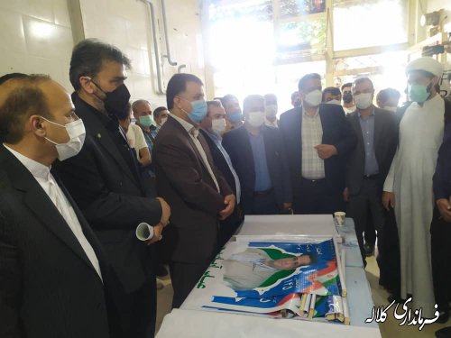 بازدید فرماندارکلاله از ستادهای تبلیغاتی نامزدهای شورای اسلامی شهر و ریاست جمهوری 