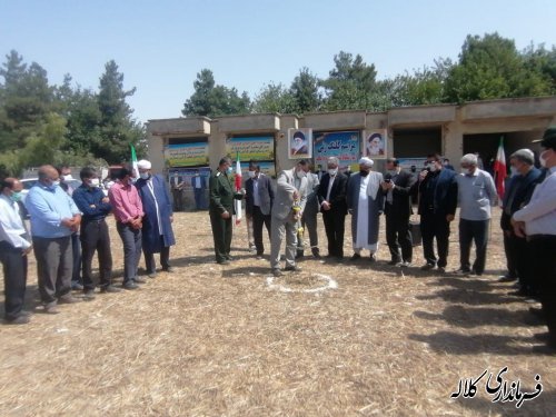 کلنگ احداث یک مدرسه دخترانه در روستای کنگور به زمین زده شد