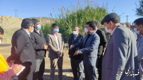 بازدید میدانی فرماندار کلاله از روستاهای بخش پیشکمر