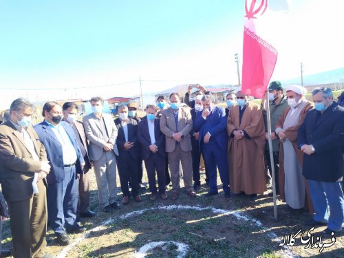 کلنگ احداث خانه بهداشت روستای فتح آباد به زمین زده شد