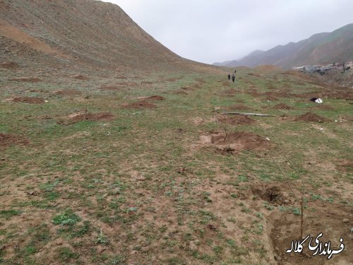 عملیات اجرایی پروژه پارک آبخیز در روستای محروم قره آغاچ آغاز شد