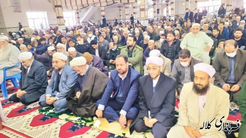 برگزاری مراسم نهم دی در مصلی های نماز جمعه اهل تسنن و تشییع کلاله