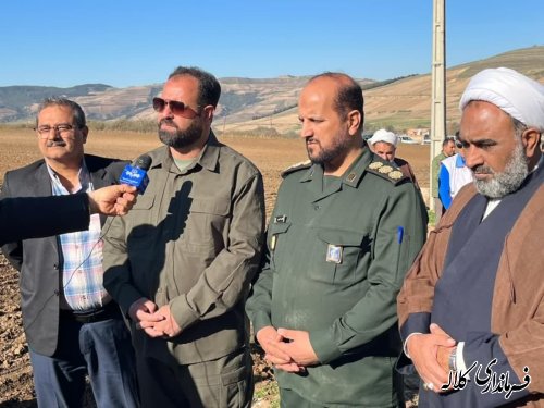 ۲۵۰ اصله نهال زیتون به یاد شهدای فلسطینی در کلاله غرس شد