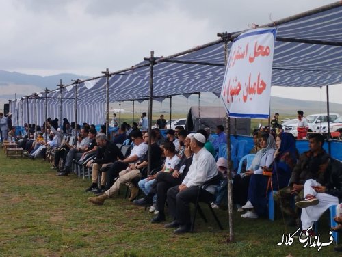 برگزاری جشنواره ملی فرهنگی، ورزشی، زیبایی اسب اصیل ترکمن در روستای صوفیان