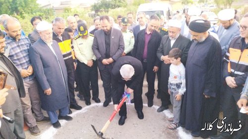 آغاز عملیات ساخت جاده روستایی یکه قوز-اورجنلی بخش پیشکمر کلاله