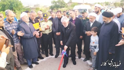 آغاز عملیات ساخت جاده روستایی یکه قوز-اورجنلی بخش پیشکمر کلاله