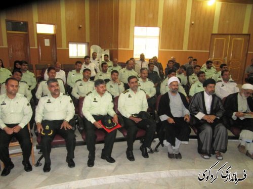 فرمانده نیروی انتظامی شهرستان کردکوی معرفی شد