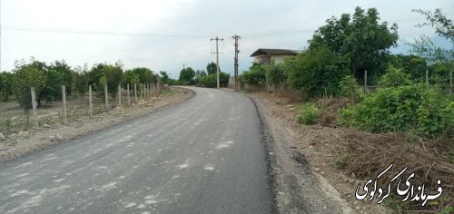  عملیات اجرایی زیر سازی و آسفالت جاده بین دو روستای چهارده و ایلوارین  به نام شهید رستمانی بازدید گرد.