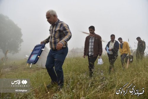 گزارش تصاویری // اخذ رای از مردم روستای جهان نمای کردکوی