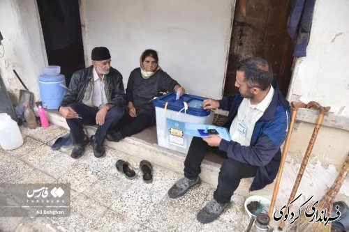 گزارش تصاویری // اخذ رای از مردم روستای جهان نمای کردکوی