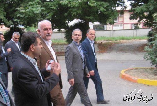 بازدید معاون برنامه ریزی استاندار از شهرستان کردکوی