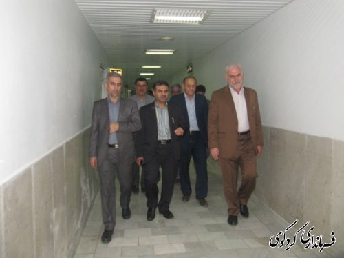بازدید معاون  استاندار از بیمارستان تخصصصی قلب کردکوی/تصویری
