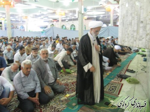 برپایی نماز عید فطر در مصلی کردکوی /تصویری