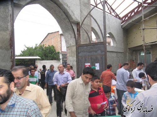 برپایی نماز عید فطر در مصلی کردکوی /تصویری