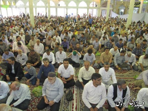 برپایی نماز عید فطر در مصلی کردکوی /تصویری