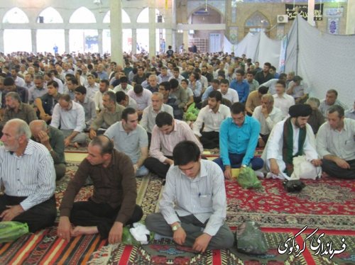 برپایی نماز عید فطر در مصلی کردکوی /تصویری