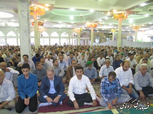 برپایی نماز عید فطر در مصلی کردکوی /تصویری
