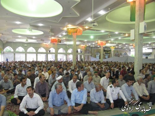 برپایی نماز عید فطر در مصلی کردکوی /تصویری