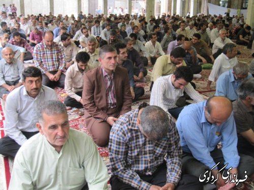 برپایی نماز عید فطر در مصلی کردکوی /تصویری