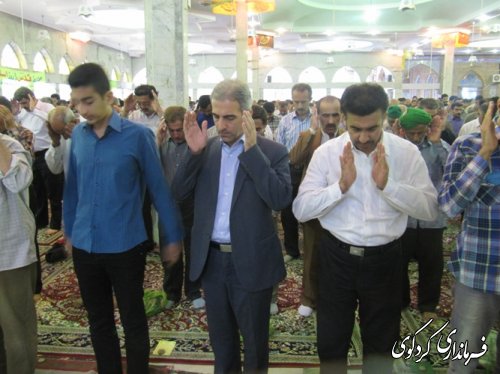 برپایی نماز عید فطر در مصلی کردکوی /تصویری