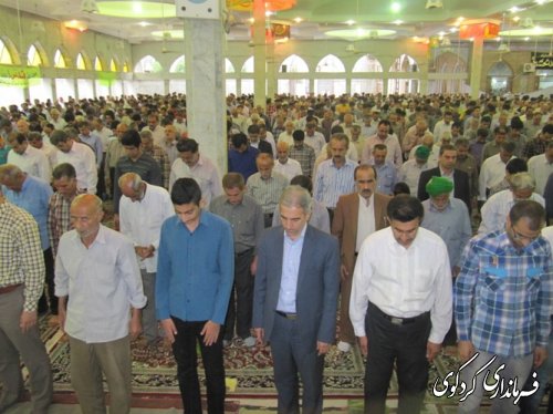 برپایی نماز عید فطر در مصلی کردکوی /تصویری