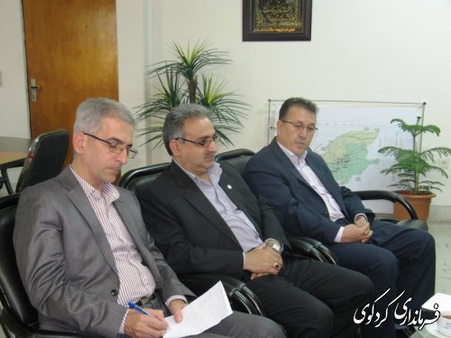 دیدار مدیرکل پست بانک استان با فرماندار کردکوی