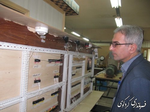 باز دید مشتر ک نماینده دولت  و نماینده  مجلس از مرکزفنی وحرفه ای  کردکوی/تصویری